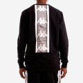 Kappa Authentic Bzali Black Grey Silver Sweatshirt