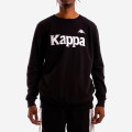 Kappa Authentic Bzali Black Grey Silver Sweatshirt