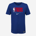 Kids - Philadelphia 76ers Nike Practice Gpx Ss Tee