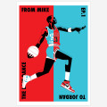 The Last Dance EP.1 Signed Art Print "From Mike to Jordan" (50ex.)