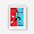 The Last Dance EP.1 Signed Art Print "From Mike to Jordan" (50ex.)